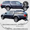 Picture of Mitsubishi L200 Barbarian Tribal side and rear Graphics / Stickers