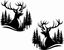Picture of Deer and Forest Decals  / Stickers