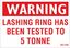 Picture of Deker Trailers replacement Lashing Ring Tested Decal / Sticker