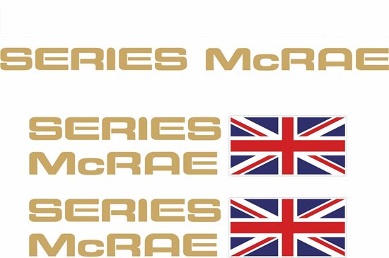 Picture of Impreza Series McRae rear & wing Decals / Stickers
