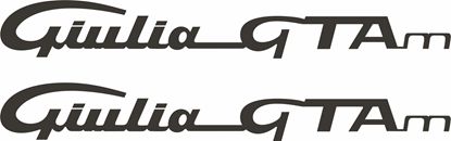 Picture of Alfa Romeo Giulia GTAmDecals / Stickers