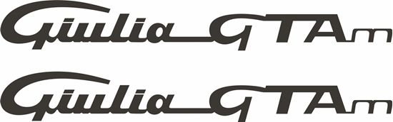 Picture of Alfa Romeo Giulia GTAmDecals / Stickers