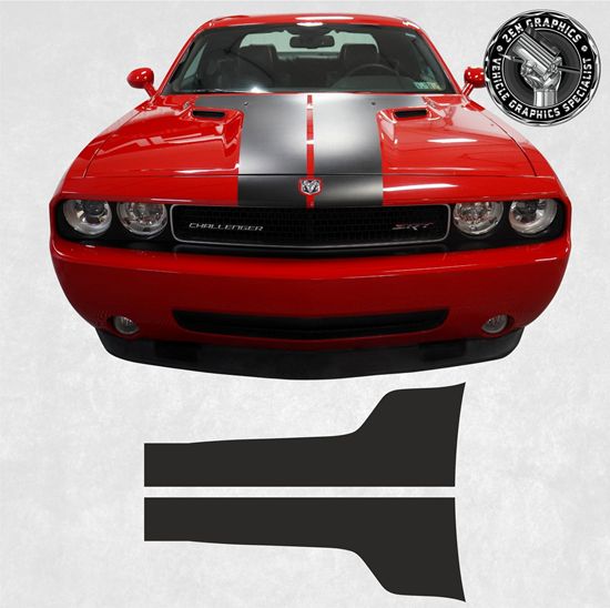Picture of Dodge Challenger 2008 - 2014 Hood Stripes