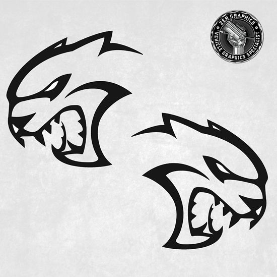 Picture of Dodge Hellcat Decals / Stickers