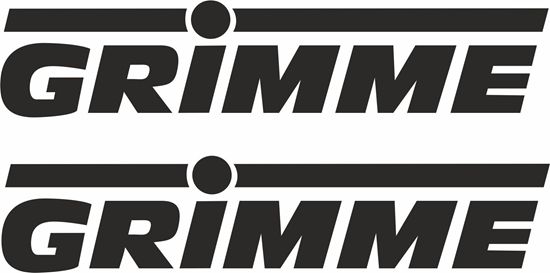 Picture of Grimme Decals  / Stickers