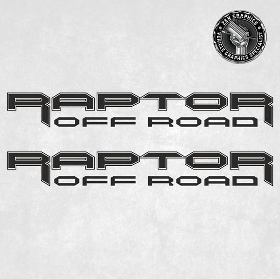 Picture of Ford Raptor Off Road Decals / Stickers