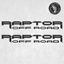 Picture of Ford Raptor Off Road Decals / Stickers