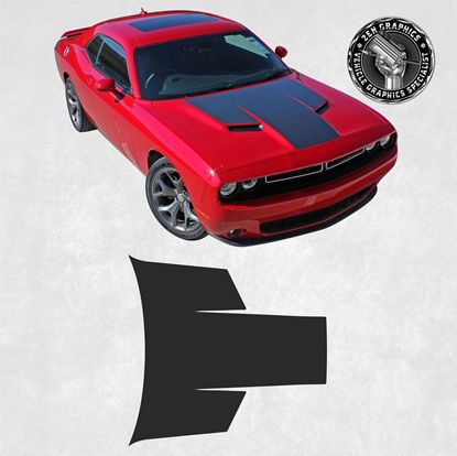 Picture of Dodge Challenger 2015 - 2018 Hood Stripes