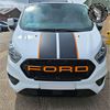 Picture of Transit Custom (H1) Bonnet ,Bumper & Barn Door Stripes / Stickers