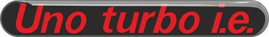 Picture of Fiat Uno Turbo I.e. Steering Wheel Badge Domed Gel overlay
