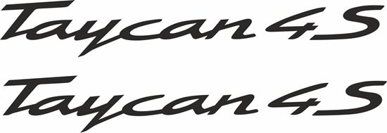 Picture of Taycan 4S Decals / Stickers