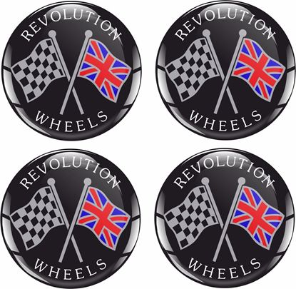 Picture of Revolution Wheels centre Gel Badges