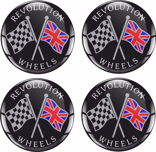 Picture of Revolution Wheels centre Gel Badges