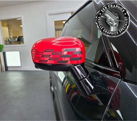 Zen Graphics - Mini J01 Electric 2024 onwards Wing Mirror Decals