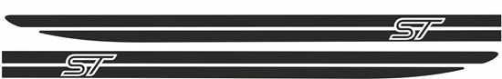 Picture of Ford Fiesta MK7 ST side Stripes / Stickers