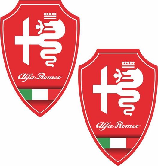 Picture of Alfa Romeo  Wing Decals / Stickers