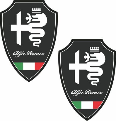 Picture of Alfa Romeo  Wing Decals / Stickers