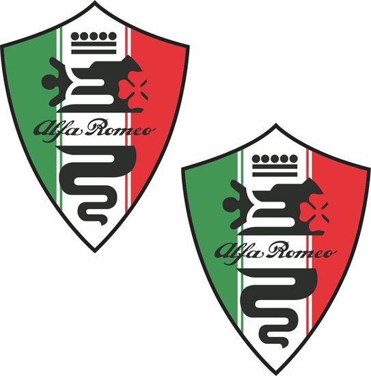 Picture of Alfa Romeo  Wing Decals / Stickers