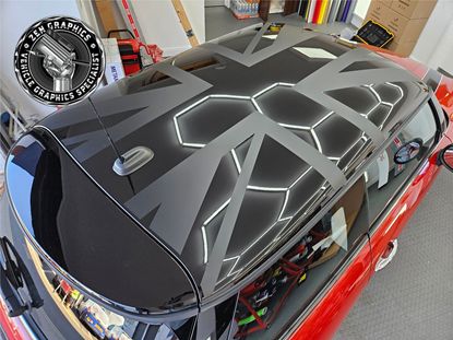 Picture of Mini F56 3 Door Union Jack Roof graphic / Sticker