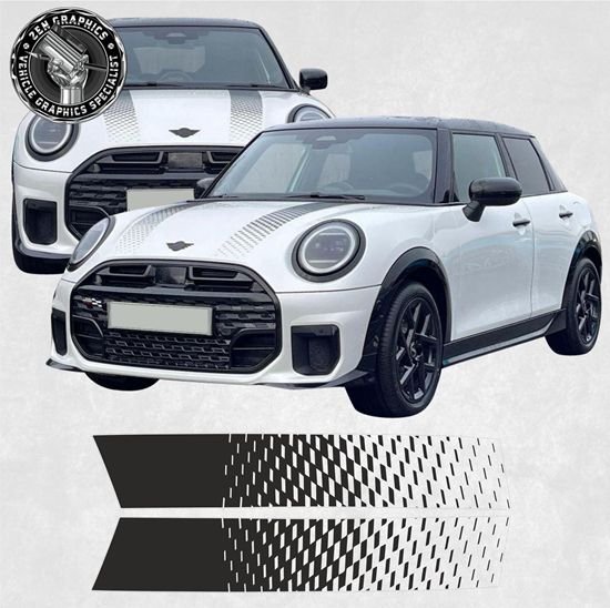 Zen Graphics - Mini F65 / F66 Gloss Black / Transparent OEM spec Bonnet ...