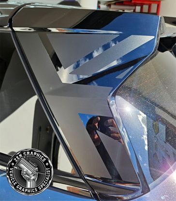 Picture of Mini J05 Aceman JCW C Pillar Black Jack Decals / Stickers