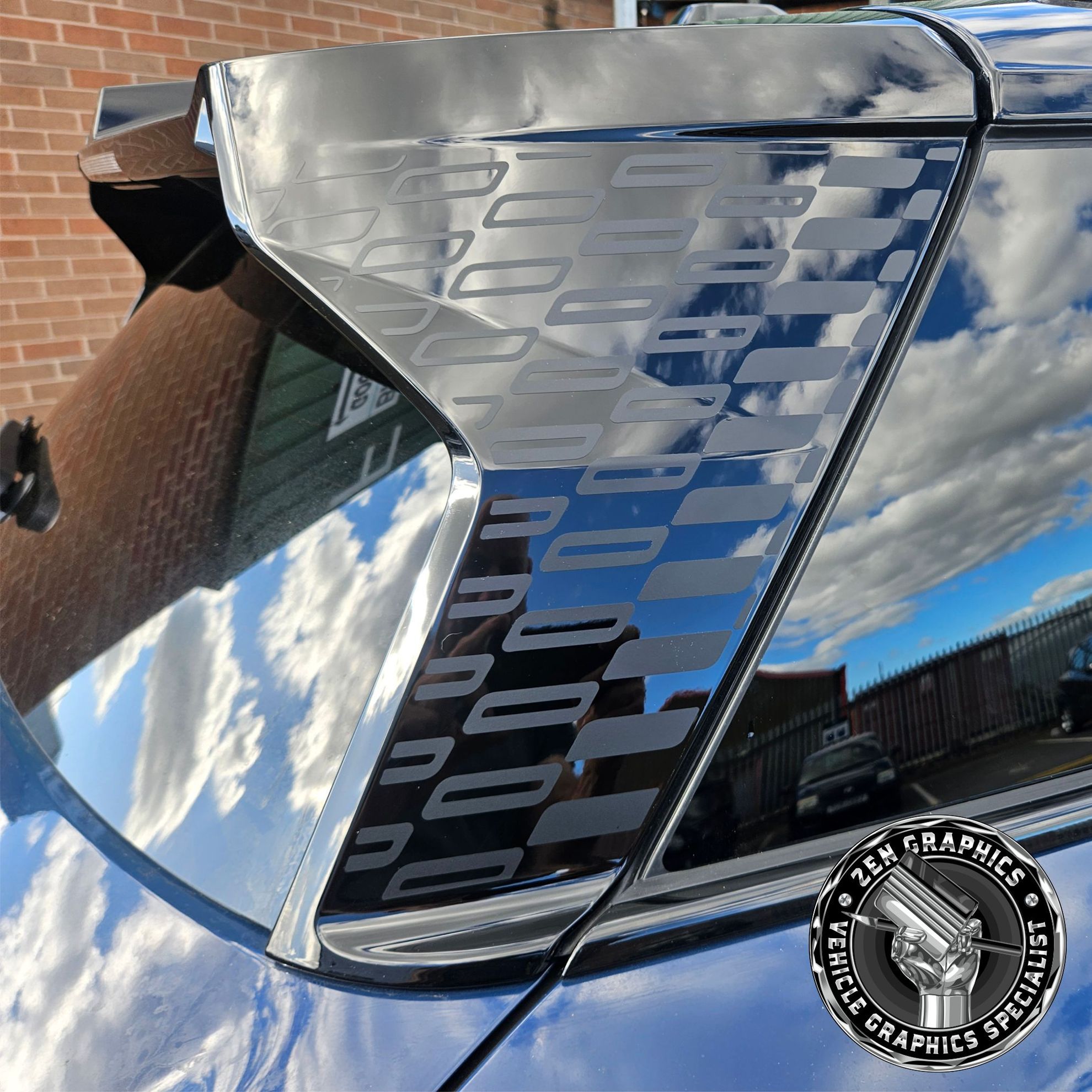 Zen Graphics - Mini J05 Aceman JCW C Pillar Decals / Stickers