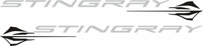 Picture of Chevrolet Corvette Stingray Decals / Stickers