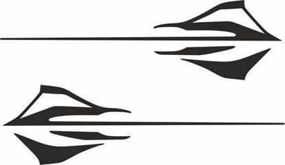 Picture of Chevrolet Corvette Stingray Decals / Stickers