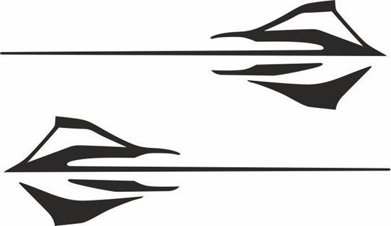 Picture of Chevrolet Corvette Stingray Decals / Stickers