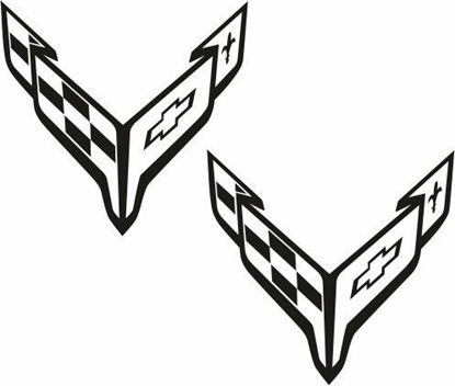 Picture of Chevrolet Corvette Decals / Stickers