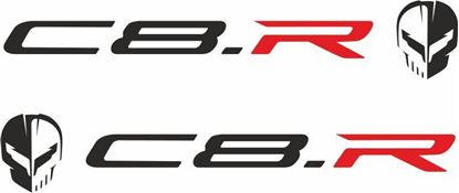Picture of Chevrolet Corvette C8.R Stingray Decals / Stickers
