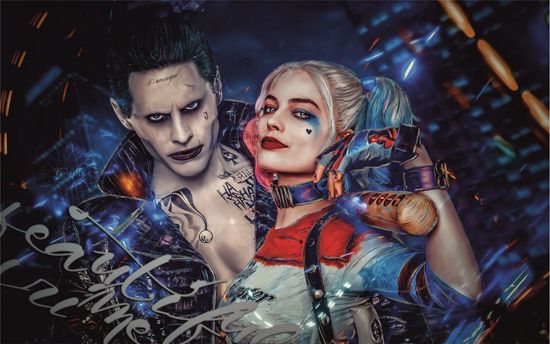 Picture of Joker & Harley Quinn Wrap Sheet