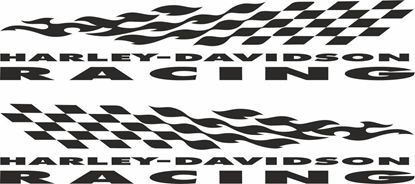 Picture of Harley Davidson Racing Decals / Stickers