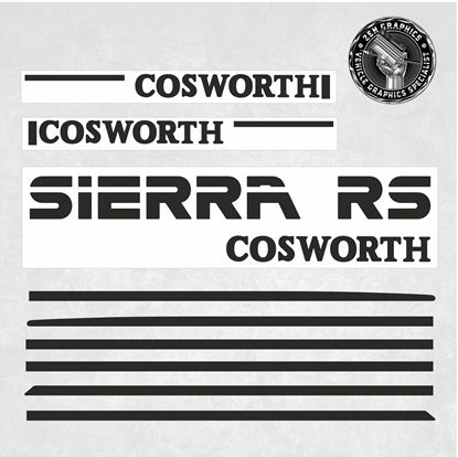 Picture of Ford Sierra RS Cosworth (RS500 Style) side Pin Stripes and Decals