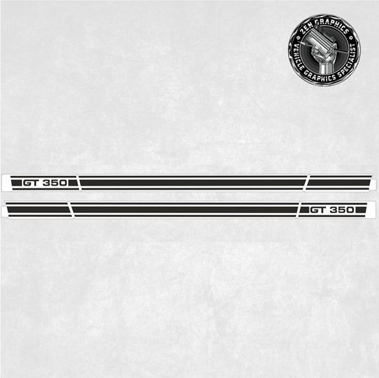 Picture of Ford Mustang Shelby GT350 2007–2009 side Stripes / Stickers