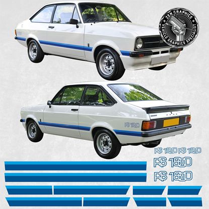 Picture of Ford Escort MK2 RS1800 Stripes  / Decals