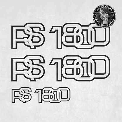 Picture of Ford Escort MK2 RS 1800 replacement Decals