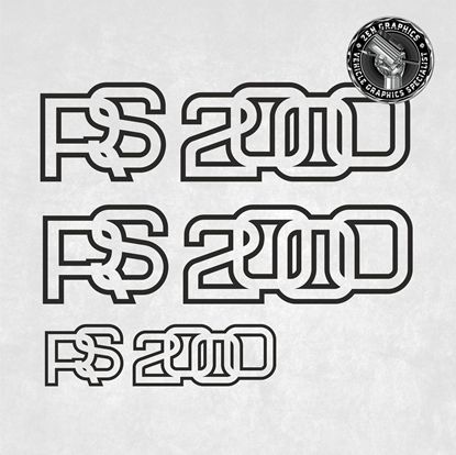 Picture of Ford Escort MK2 RS 2000 replacement Decals