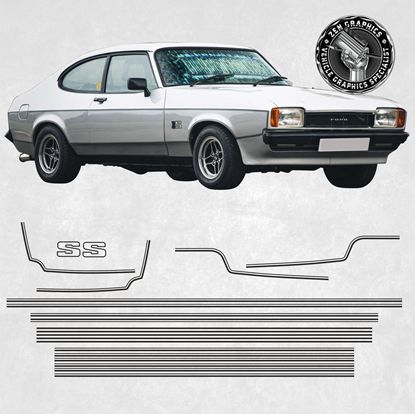 Picture of Ford Capri MK2 Sport Stripes / Decals