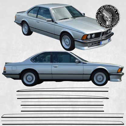 Picture of BMW 6 Series E24 CSi M-Technic Factory Stripes / Stickers