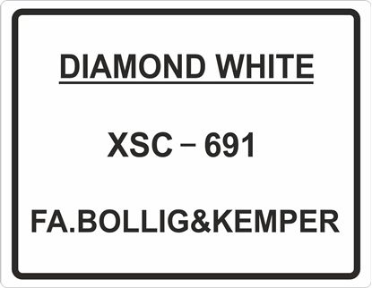 Picture of Ford Escort RS 2000 / Mexico Paint Code Diamond White replacement Decal / Sticker