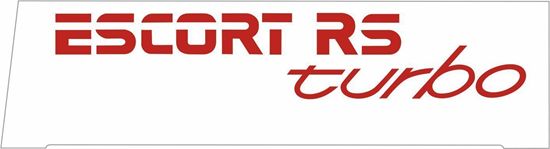 Picture of Ford Escort MK4 RS Turbo Ford Escort Pre 90 Spec replacement rear Decal / Sticker