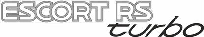 Picture of Ford Escort MK4 RS Turbo 90 - on spec replacement rear Decal / Sticker