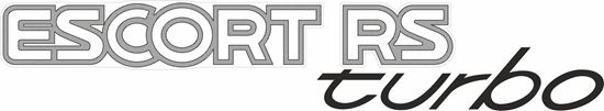Picture of Ford Escort MK4 RS Turbo 90 - on spec replacement rear Decal / Sticker