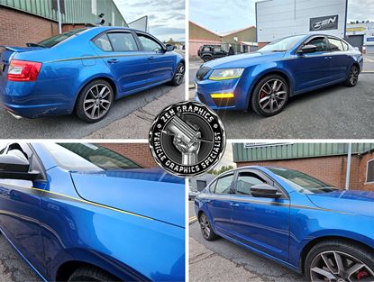 Picture of Skoda Octavia VRS / TDi / TSi MK3 side Stripes