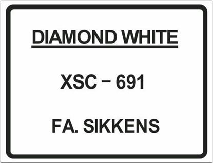 Picture of Ford Escort RS 2000 / Mexico Paint Code Diamond White replacement Decal / Sticker - copy