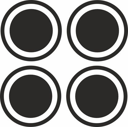 Picture of Ford Classic Sport Wheel Centre Cap inlays for Capri / Cortina /  Escort MK1 MK2 MK3