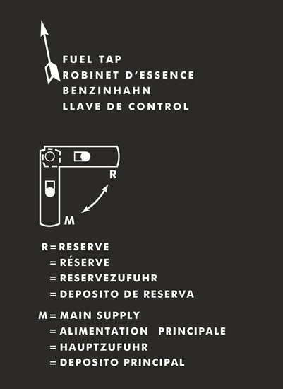 Picture of Triumph Herald, Vitesse Reserve Tank Instructions Decal / Sticker