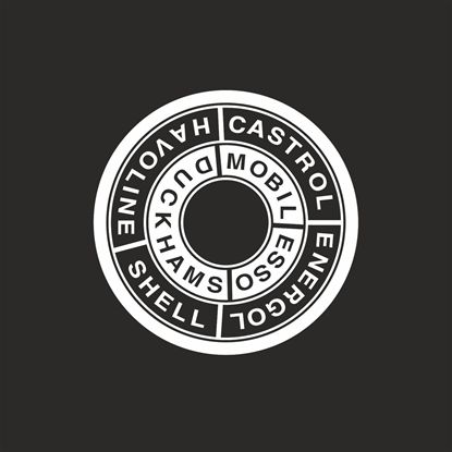 Picture of Triumph TR4, Herald, Austin Atlantic etc replacement Oil Cap Decal / Sticker