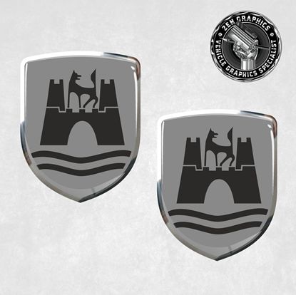 Picture of Wolfsburg Wing or general panel Gel Badges